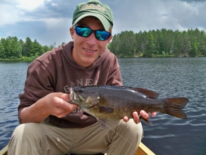 Boundary Waters bronzeback on the fly