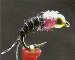 Lund's HOT Pink Squirrel - Fly and pic by Brian J Smolinski - Lund's Fly Shop