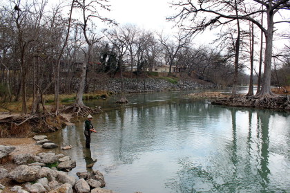 fly fishing the Guadalupe river