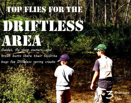 Top flies for the Driftless bros small