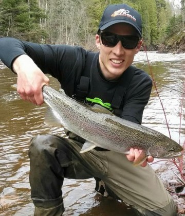 Rob with a nice North Shore chromer